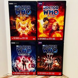 Doctor‎ Who BBC DVD Set of 4 Tom Baker Years 1974 to 1981 Story 94 95 96 97